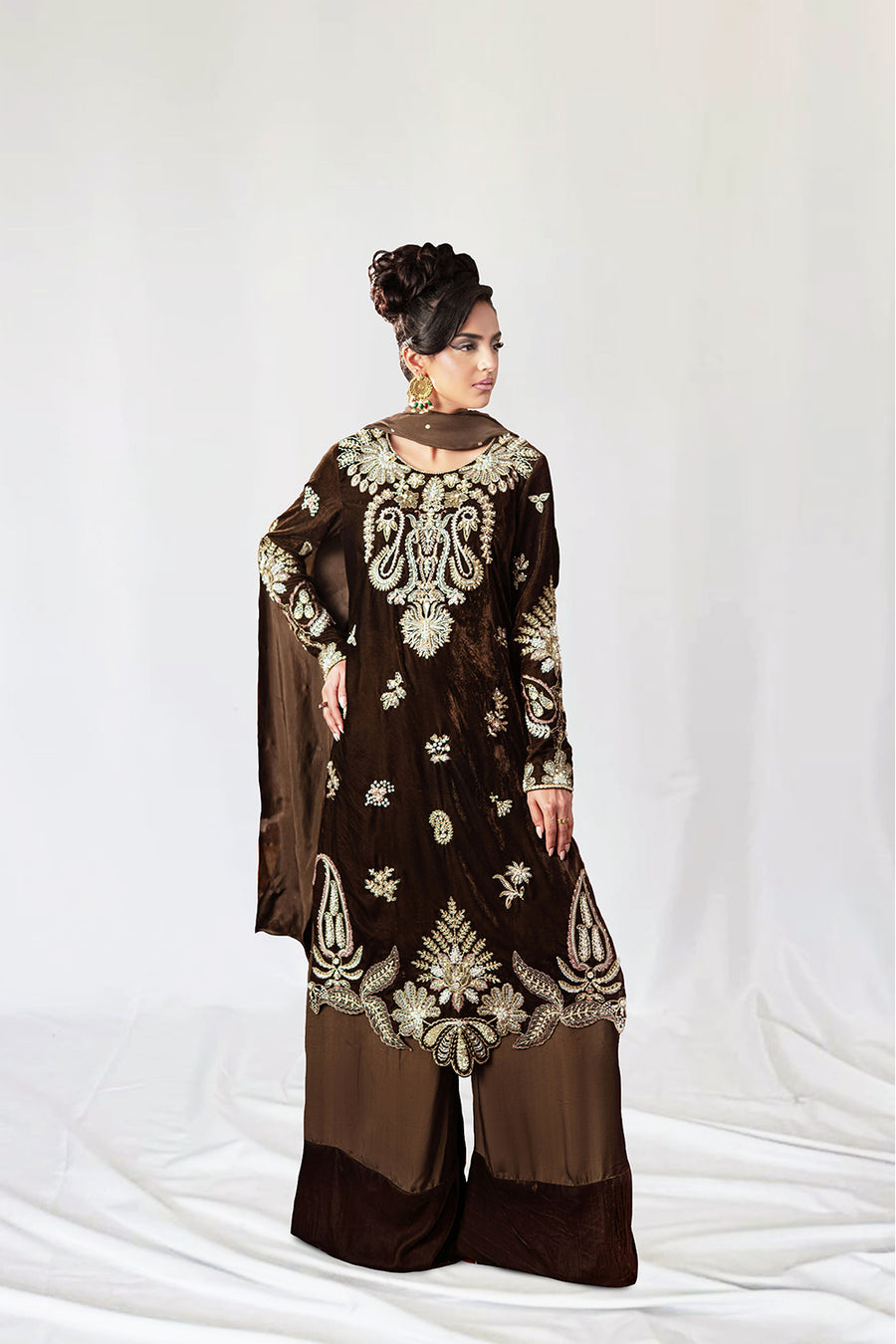 Saira Rizwan | Velvet Pret 25 | GURR-SRVP25-09 by Saira Rizwan - Designer Dress - Type : Ladies Clothes - Available at Libayah - 100% Original 