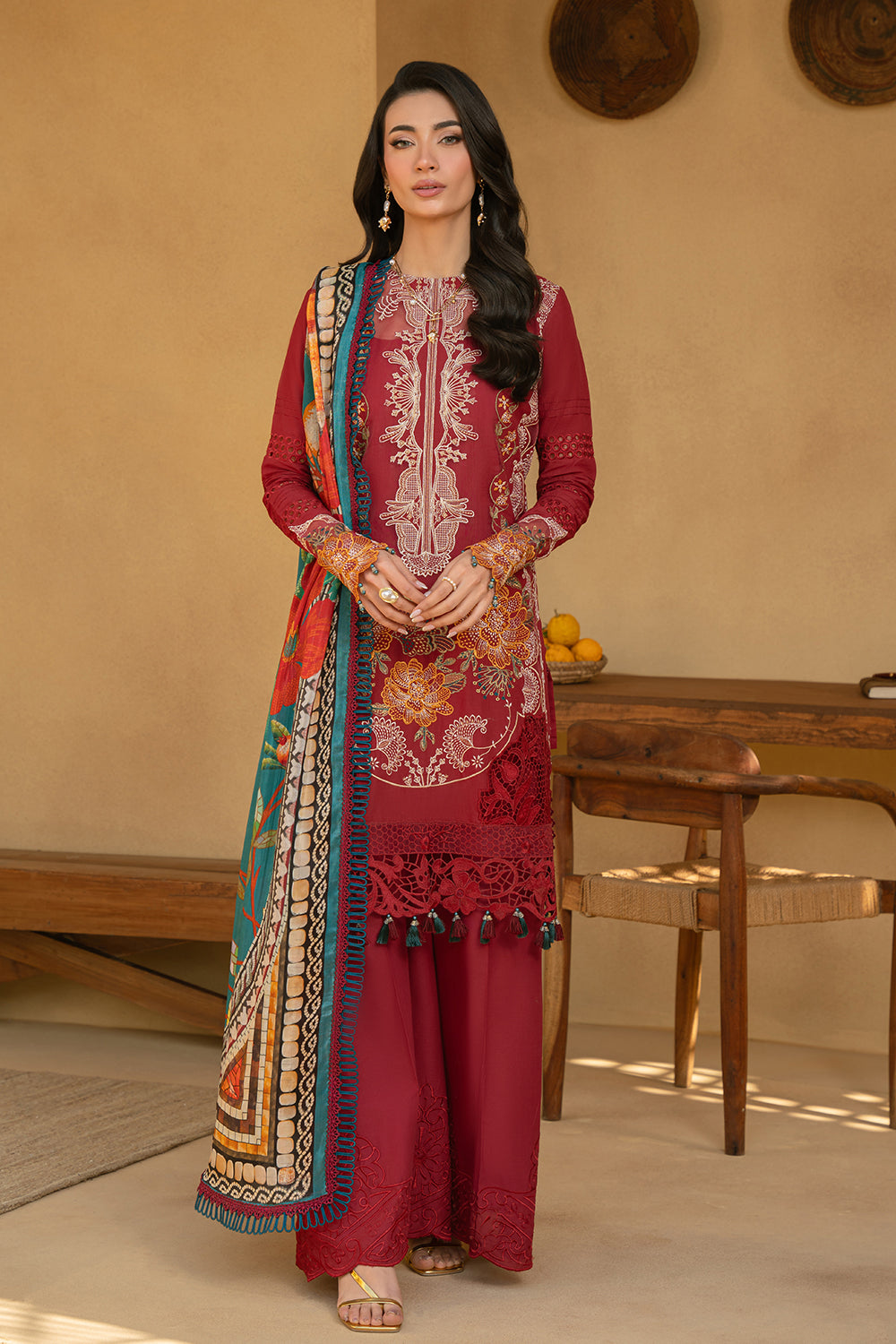 Saira Rizwan | Luxury Lawn 25 | MANON-SRL25-02 by Saira Rizwan - Designer Dress - Type: Ladies Clothes - Available at Libayah - 100% Original