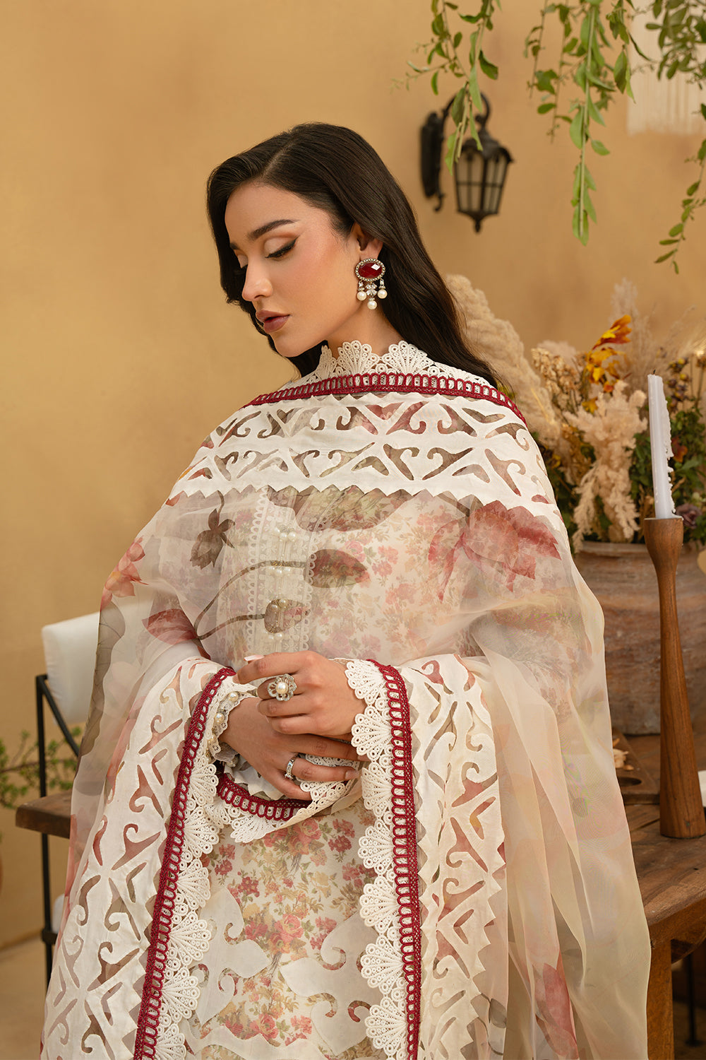 Saira Rizwan | Luxury Lawn 25 | MAYA-SRL25-06 by Saira Rizwan - Designer Dress - Type: Ladies Clothes - Available at Libayah - 100% Original