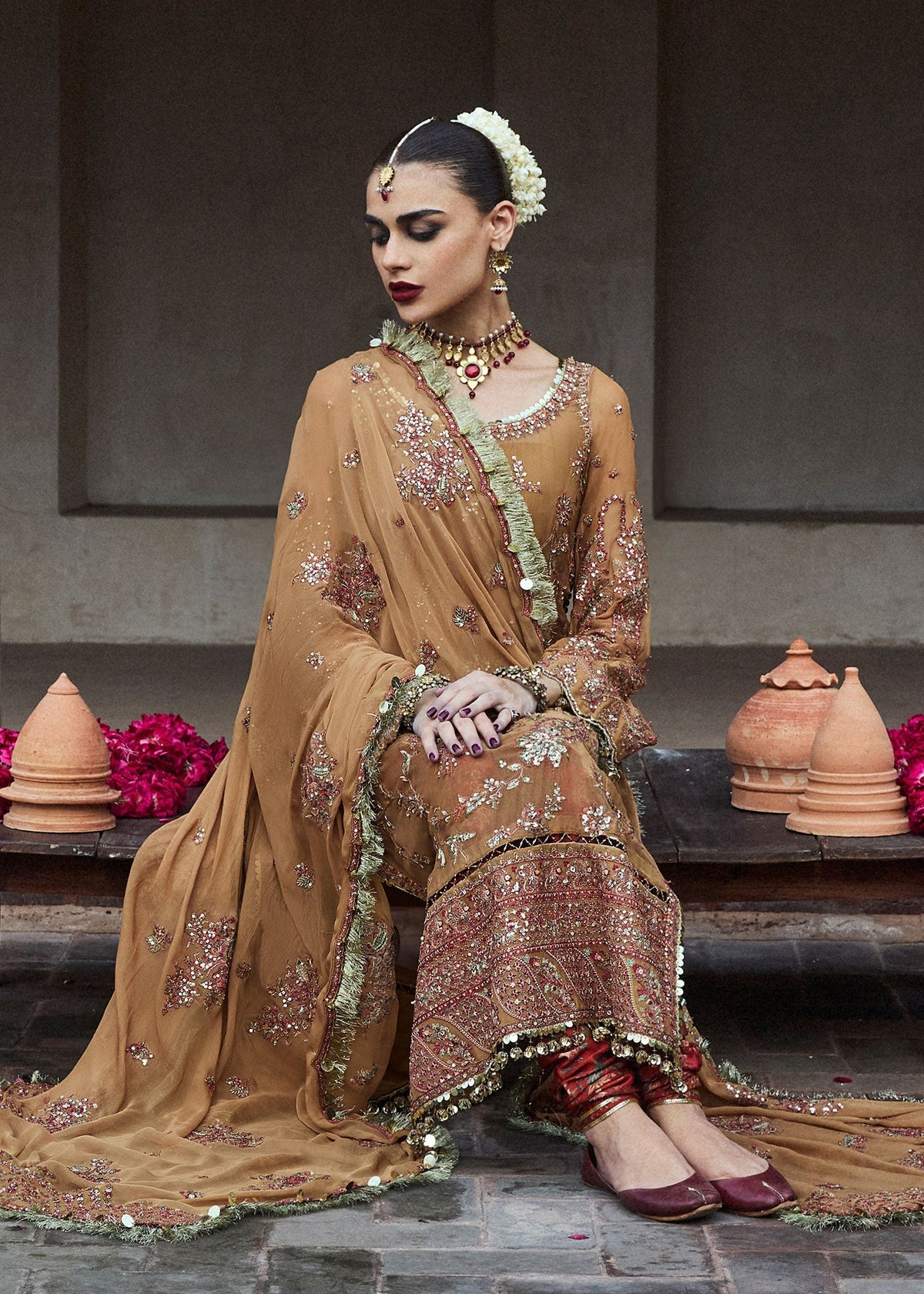 Hussain Rehar | Festive Formals 24 | Talai by Hussain Rehar - Designer Dress - Type: Ladies Clothes - Available at Libayah - 100% Original