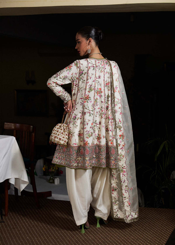 Hussain Rehar | SS Luxury Pret 25 | Inara by Hussain Rehar - Designer Dress - Type: Ladies Clothes - Available at Libayah - 100% Original