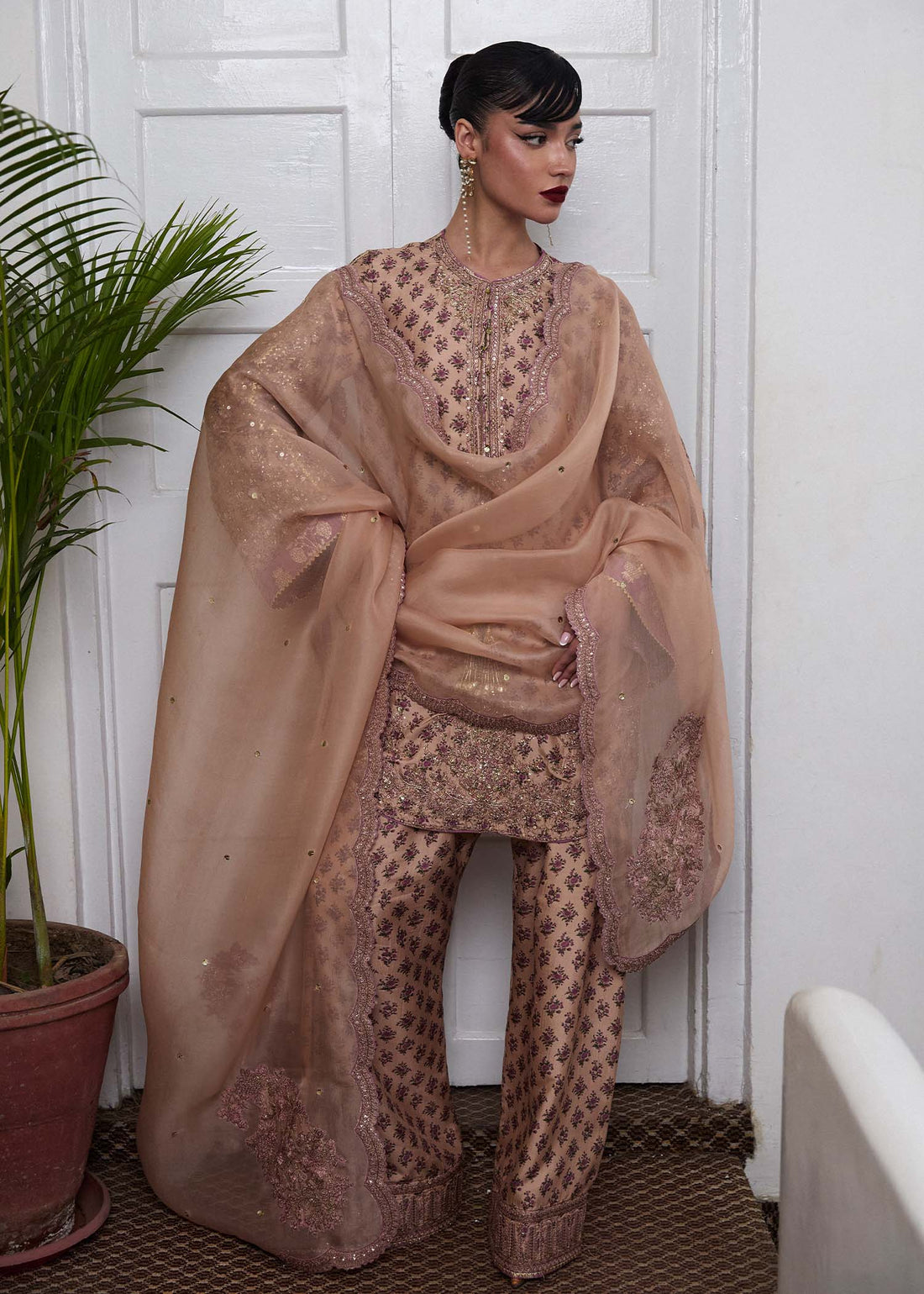 Hussain Rehar | SS Luxury Pret 25 | Fran by Hussain Rehar - Designer Dress - Type: Ladies Clothes - Available at Libayah - 100% Original