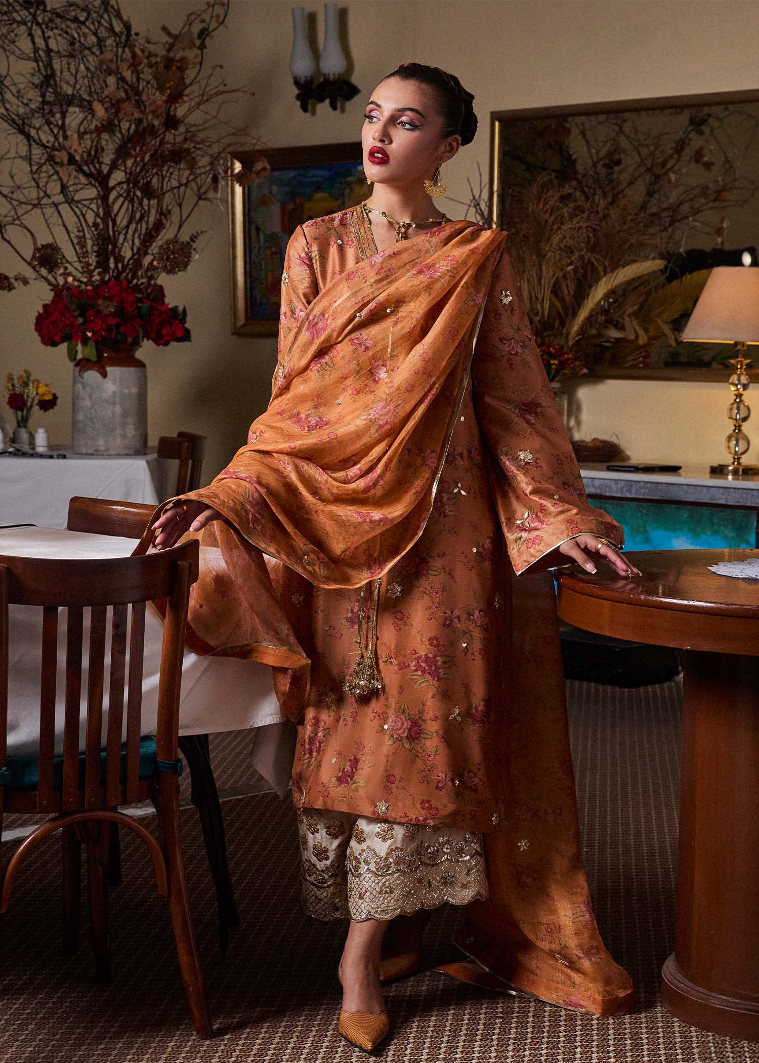 Hussain Rehar | SS Luxury Pret 25 | Dijan by Hussain Rehar - Designer Dress - Type: Ladies Clothes - Available at Libayah - 100% Original