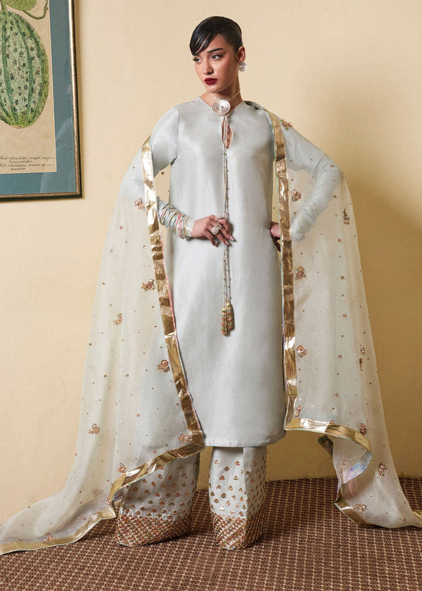 Hussain Rehar | SS Luxury Pret 25 | Miage by Hussain Rehar - Designer Dress - Type: Ladies Clothes - Available at Libayah - 100% Original