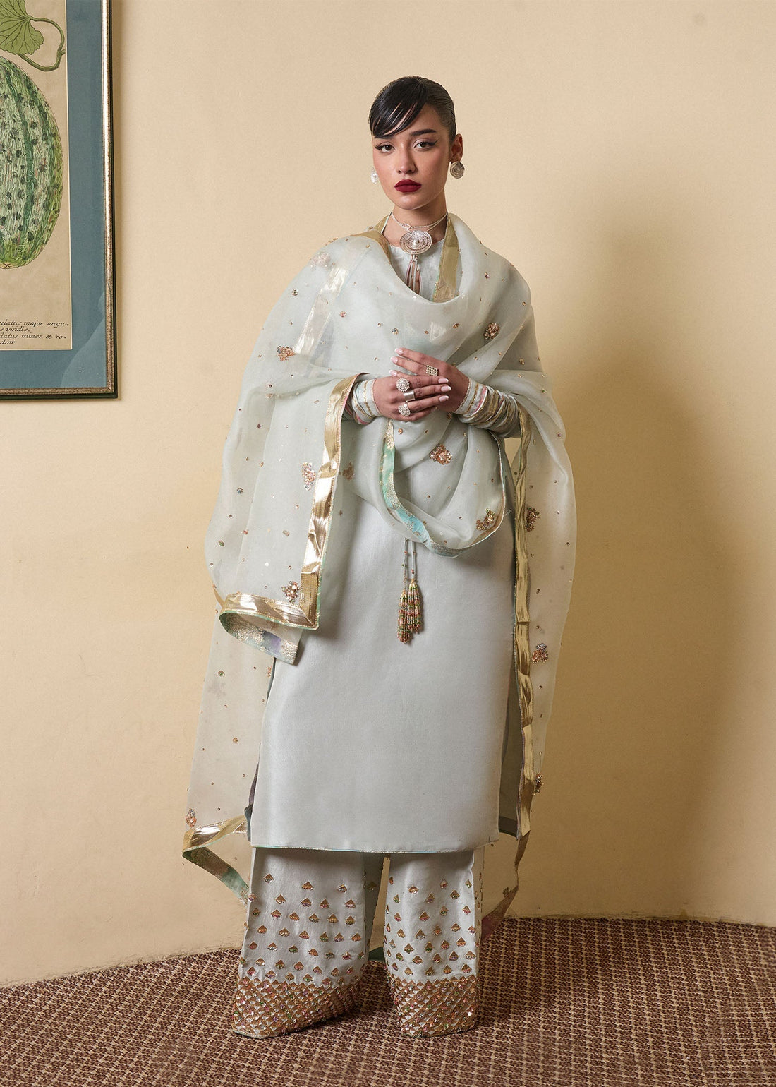 Hussain Rehar | SS Luxury Pret 25 | Miage by Hussain Rehar - Designer Dress - Type: Ladies Clothes - Available at Libayah - 100% Original