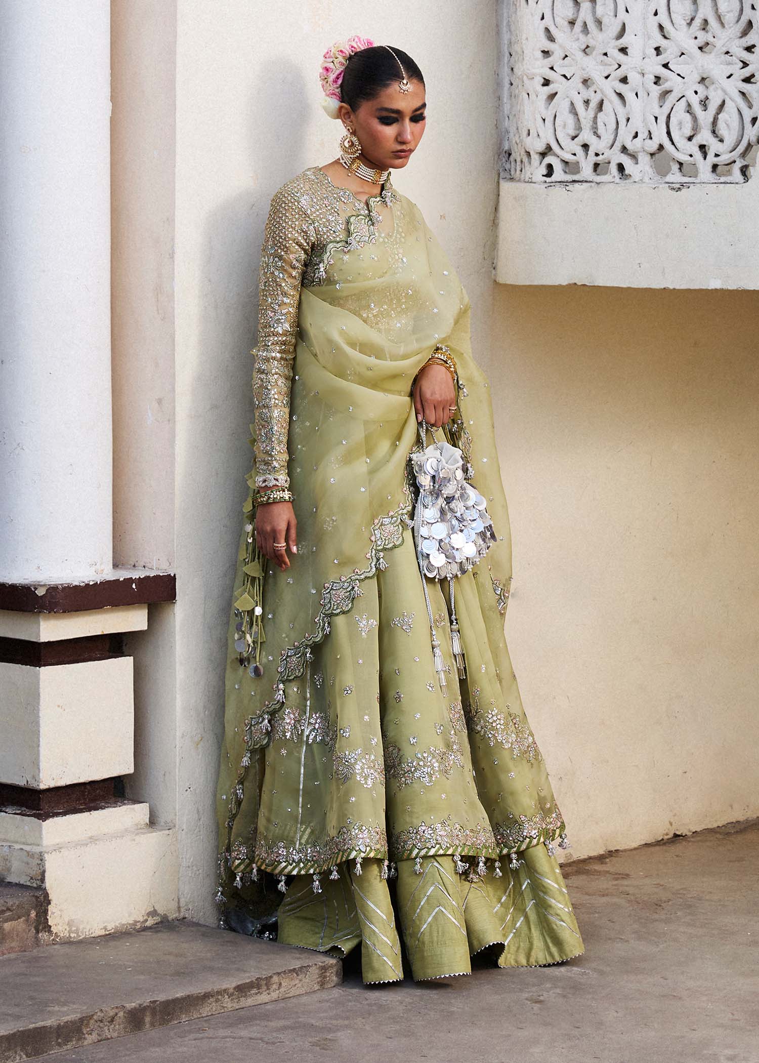 Hussain Rehar | Darlings Festive 25 | Tahiri by Hussain Rehar - Designer Dress - Type: Ladies Clothes - Available at Libayah - 100% Original
