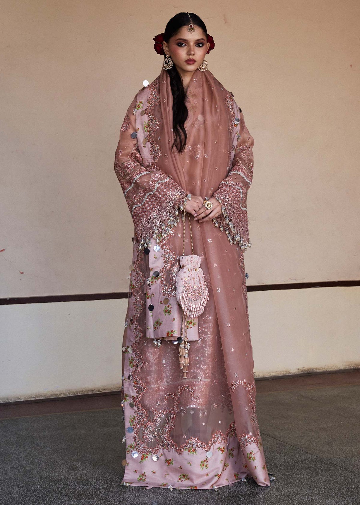 Hussain Rehar | Darlings Festive 25 | Danara by Hussain Rehar - Designer Dress - Type: Ladies Clothes - Available at Libayah - 100% Original