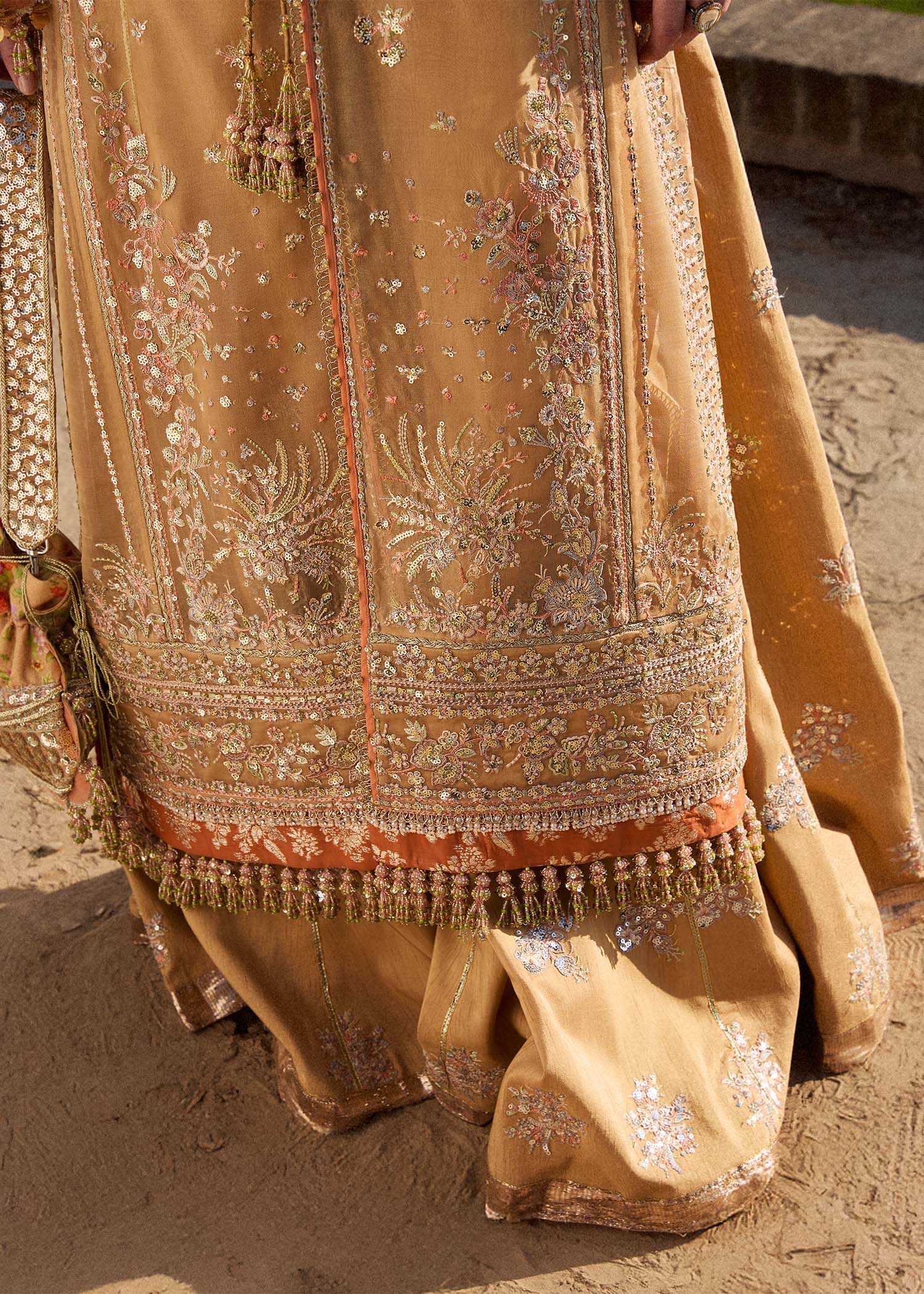Hussain Rehar | Darlings Festive 25 | Sundal by Hussain Rehar - Designer Dress - Type: Ladies Clothes - Available at Libayah - 100% Original