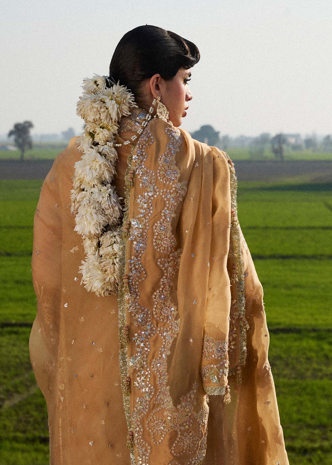 Hussain Rehar | Darlings Festive 25 | Sundal by Hussain Rehar - Designer Dress - Type: Ladies Clothes - Available at Libayah - 100% Original