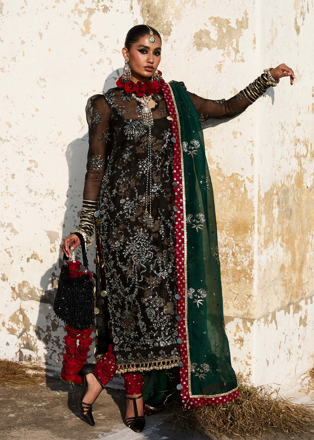 Hussain Rehar | Darlings Festive 25 | Shama by Hussain Rehar - Designer Dress - Type: Ladies Clothes - Available at Libayah - 100% Original