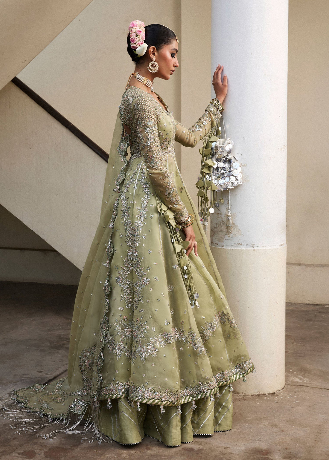 Hussain Rehar | Darlings Festive 25 | Tahiri by Hussain Rehar - Designer Dress - Type: Ladies Clothes - Available at Libayah - 100% Original