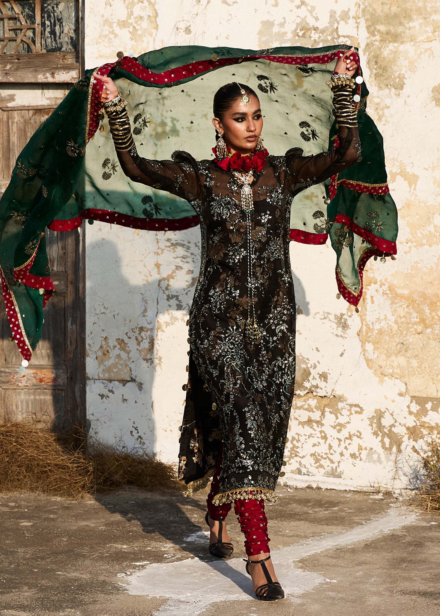 Hussain Rehar | Darlings Festive 25 | Shama by Hussain Rehar - Designer Dress - Type: Ladies Clothes - Available at Libayah - 100% Original