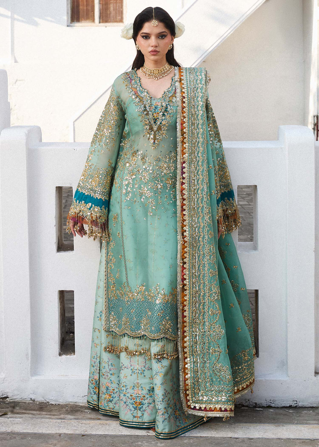 Hussain Rehar | Darlings Festive 25 | Miraye by Hussain Rehar - Designer Dress - Type: Ladies Clothes - Available at Libayah - 100% Original