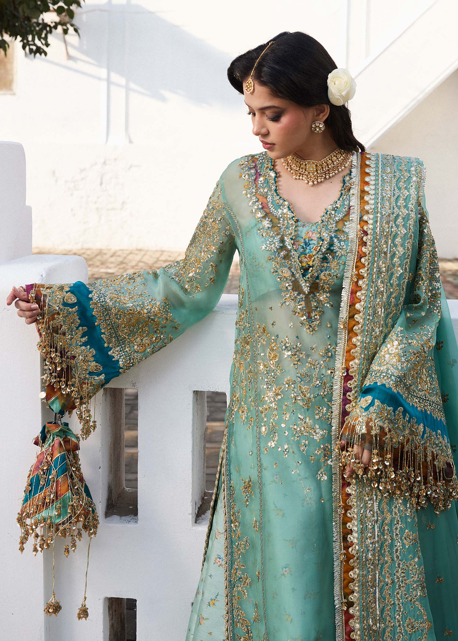Hussain Rehar | Darlings Festive 25 | Miraye by Hussain Rehar - Designer Dress - Type: Ladies Clothes - Available at Libayah - 100% Original