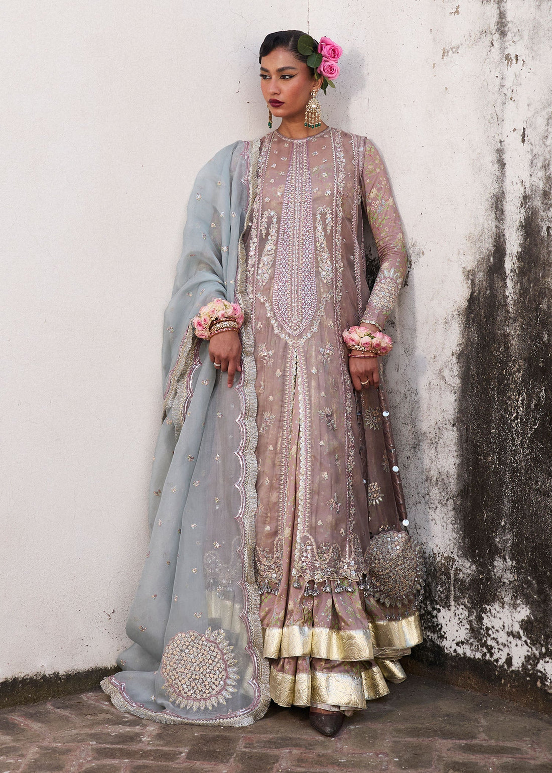 Hussain Rehar | Darlings Festive 25 | Ziniya by Hussain Rehar - Designer Dress - Type: Ladies Clothes - Available at Libayah - 100% Original