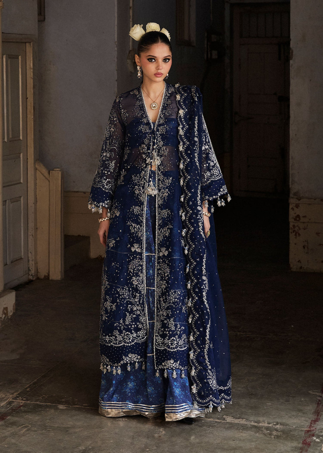 Hussain Rehar | Darlings Festive 25 | Safa by Hussain Rehar - Designer Dress - Type: Ladies Clothes - Available at Libayah - 100% Original