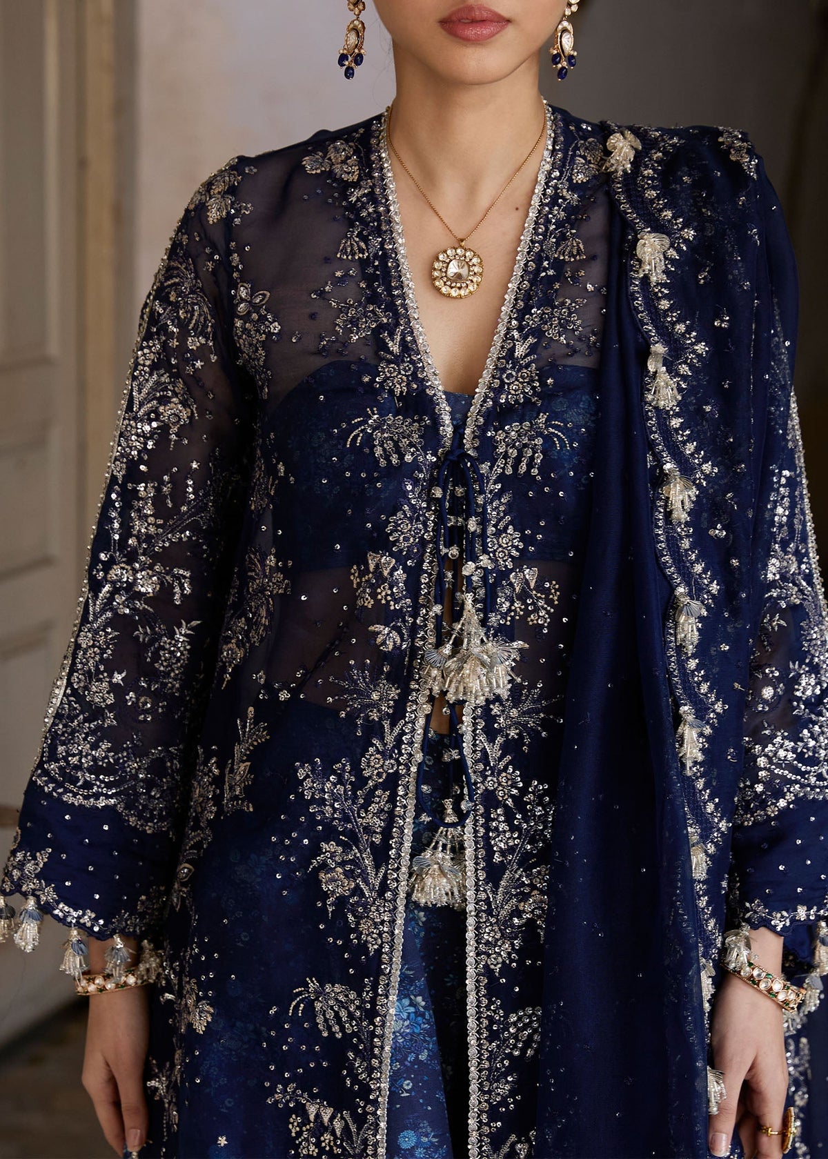 Hussain Rehar | Darlings Festive 25 | Safa by Hussain Rehar - Designer Dress - Type: Ladies Clothes - Available at Libayah - 100% Original