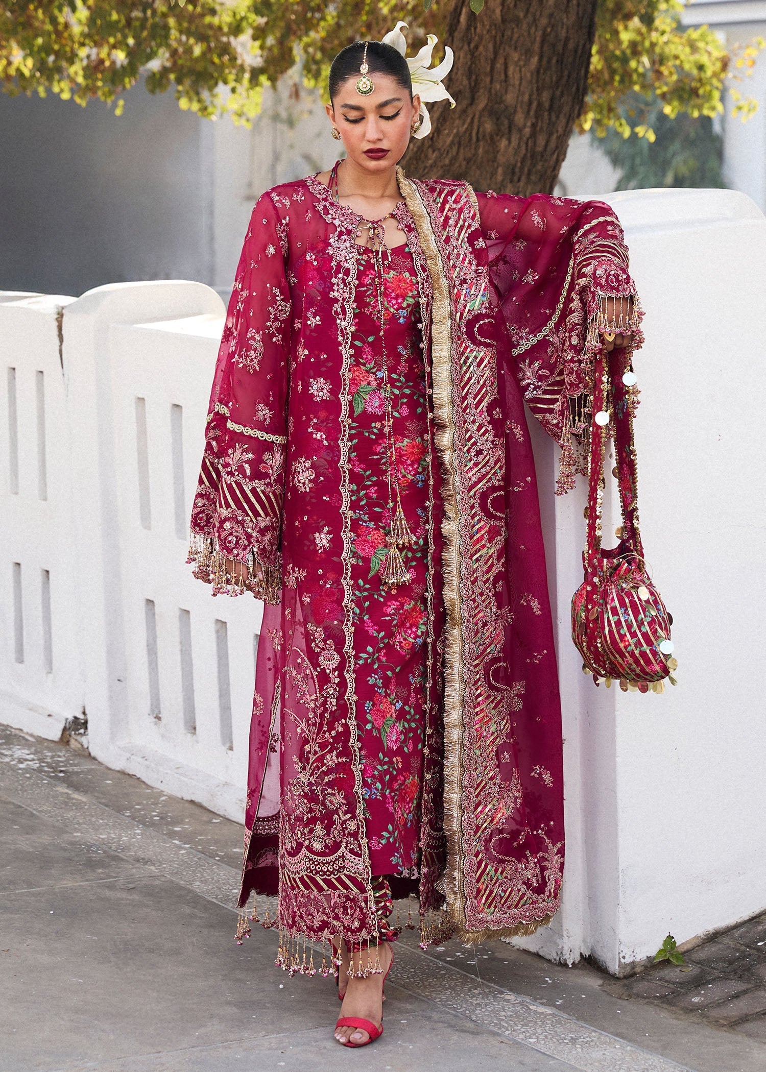 Hussain Rehar | Darlings Festive 25 | Maher by Hussain Rehar - Designer Dress - Type: Ladies Clothes - Available at Libayah - 100% Original