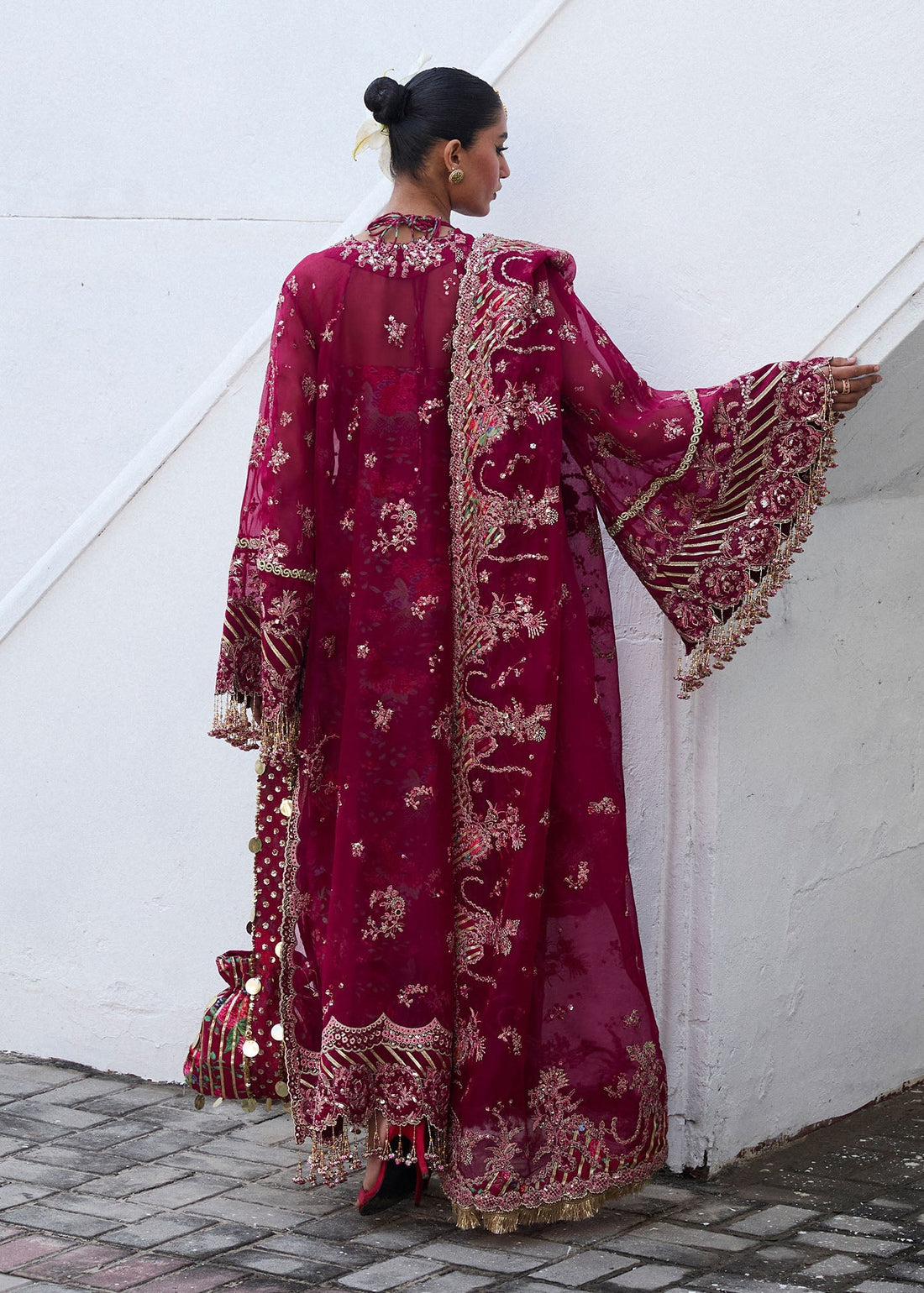 Hussain Rehar | Darlings Festive 25 | Maher by Hussain Rehar - Designer Dress - Type: Ladies Clothes - Available at Libayah - 100% Original