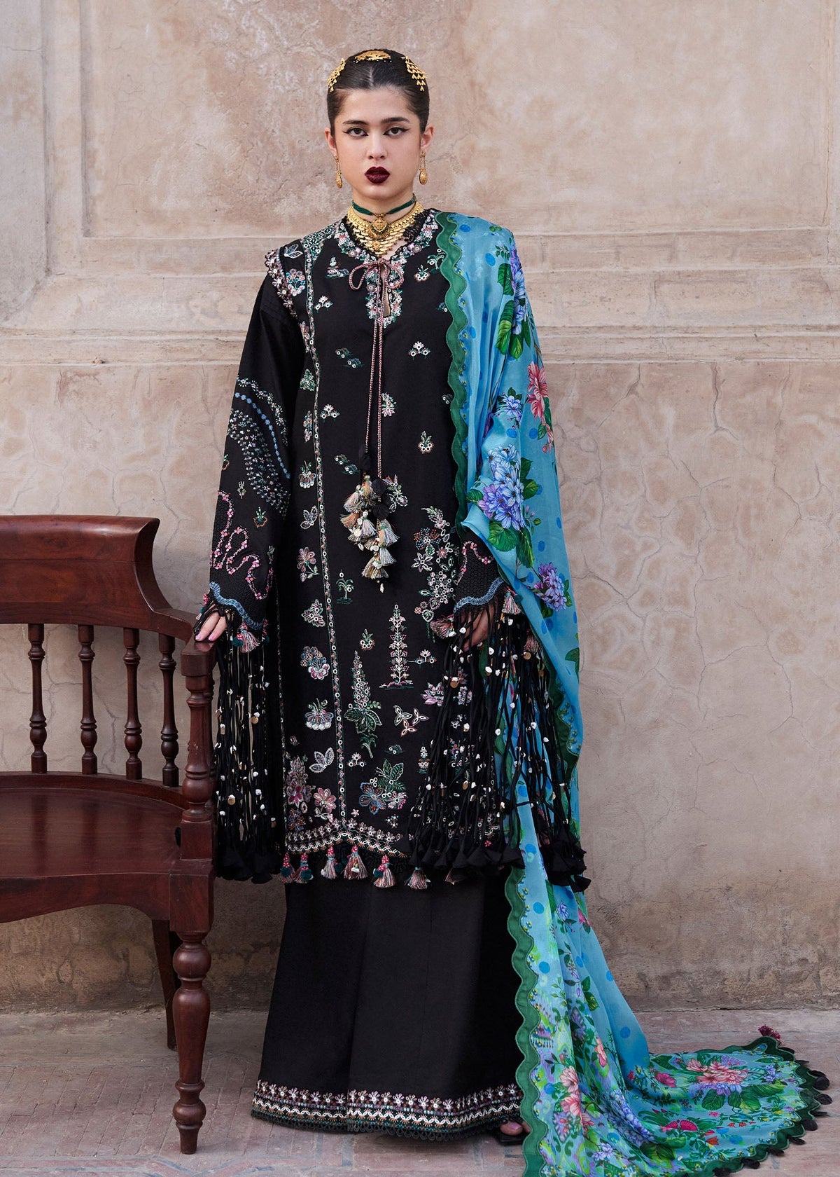 Hussain Rehar | Nirmal SS 25 | Arzo by Hussain Rehar - Designer Dress - Type: Ladies Clothes - Available at Libayah - 100% Original