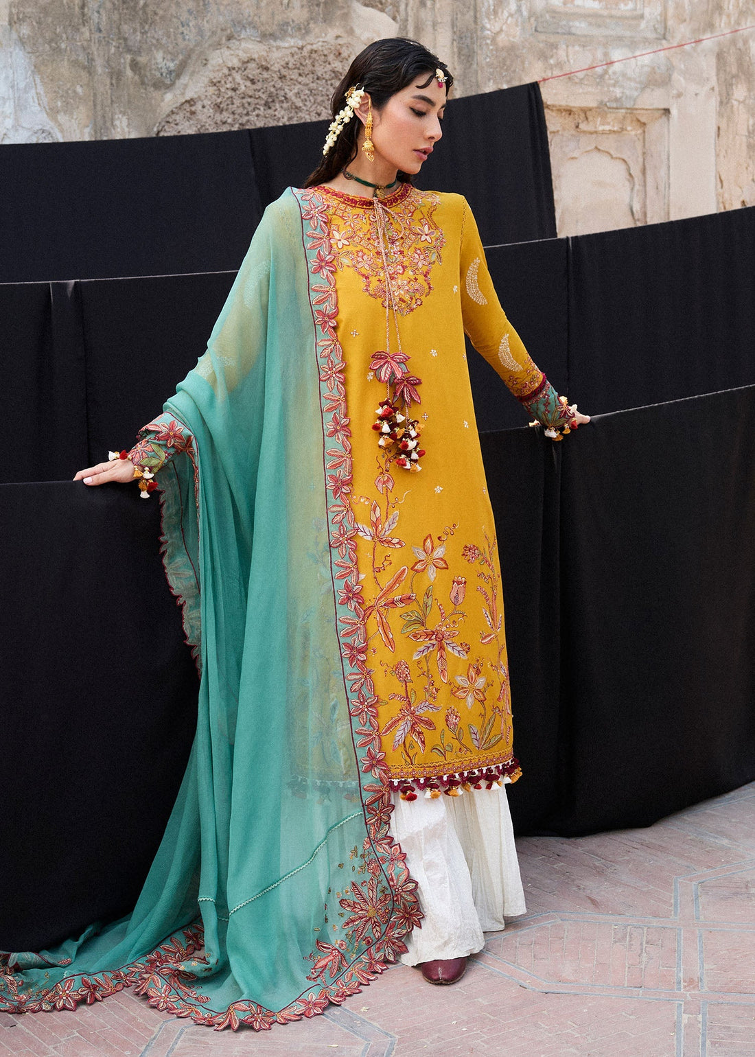 Hussain Rehar | Nirmal SS 25 | Masam by Hussain Rehar - Designer Dress - Type: Ladies Clothes - Available at Libayah - 100% Original