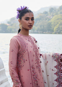 Hussain Rehar | Luxury Lawn 25 | Peaar by Hussain Rehar - Designer Dress - Type: Ladies Clothes - Available at Libayah - 100% Original