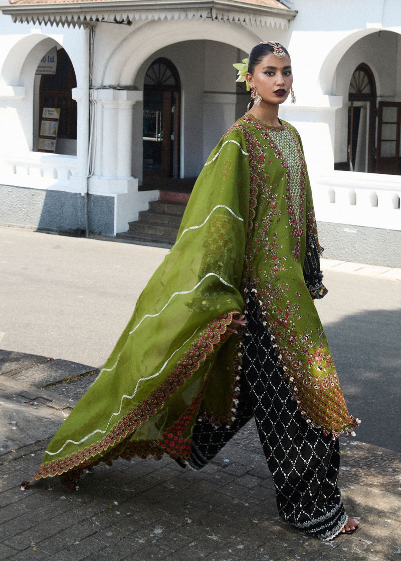 Hussain Rehar | Luxury Lawn 25 | Abass by Hussain Rehar - Designer Dress - Type: Ladies Clothes - Available at Libayah - 100% Original