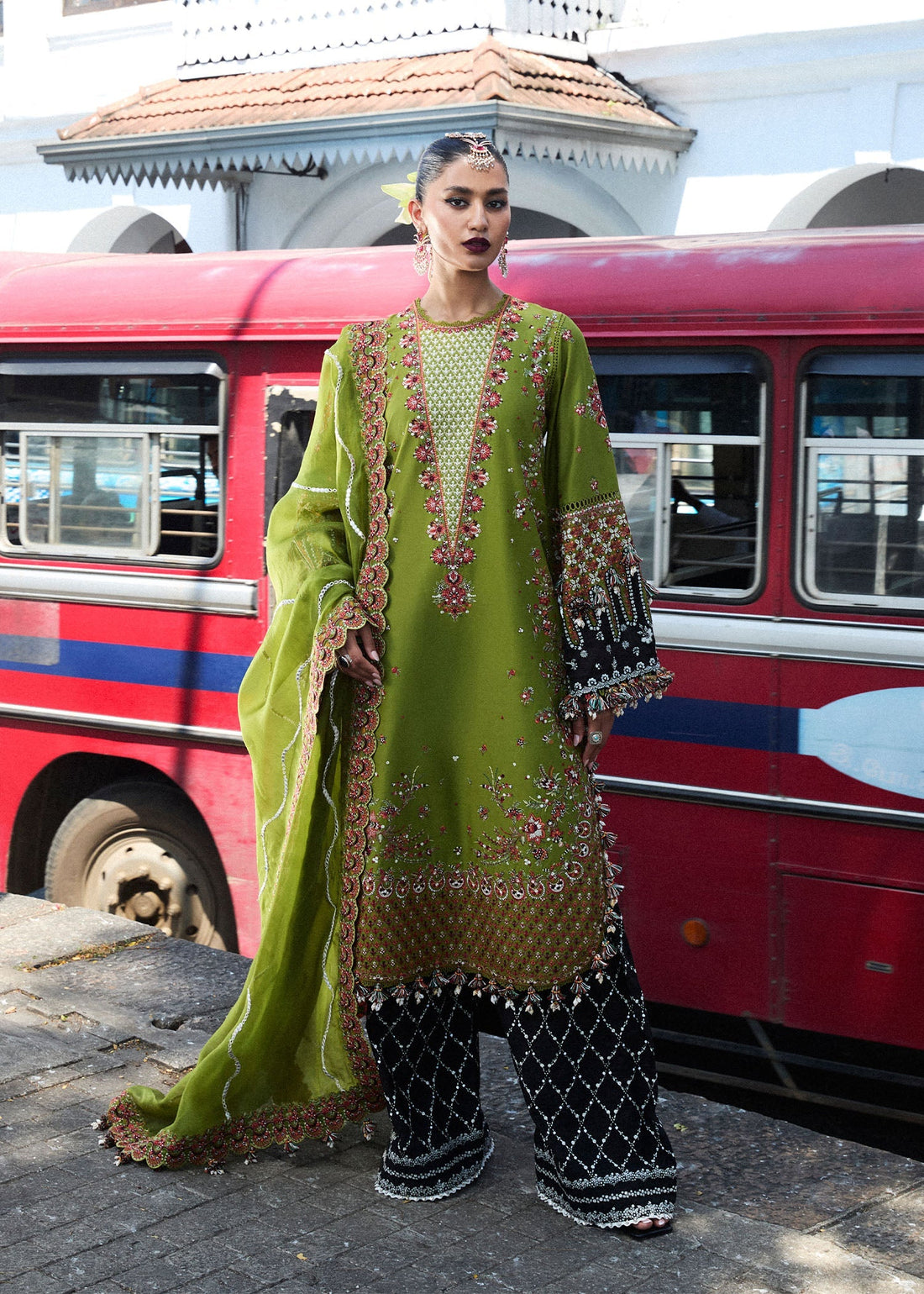 Hussain Rehar | Luxury Lawn 25 | Abass by Hussain Rehar - Designer Dress - Type: Ladies Clothes - Available at Libayah - 100% Original