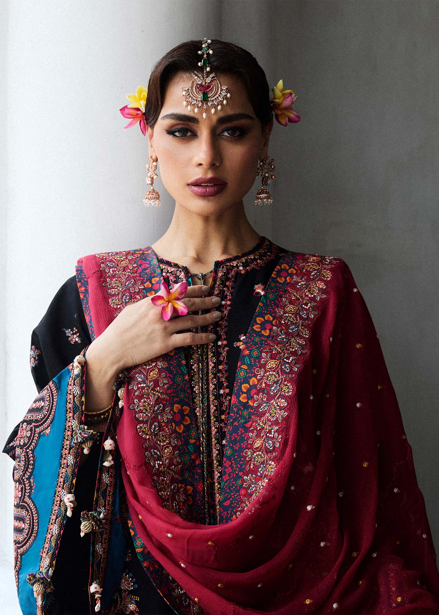 Hussain Rehar | Luxury Lawn 25 | Bliz by Hussain Rehar - Designer Dress - Type: Ladies Clothes - Available at Libayah - 100% Original