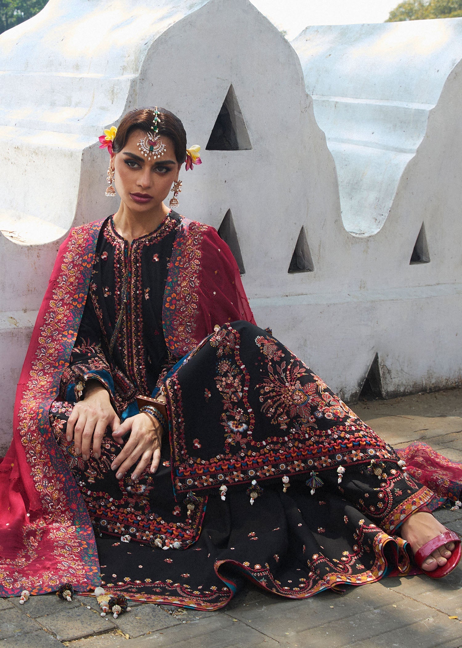Hussain Rehar | Luxury Lawn 25 | Bliz by Hussain Rehar - Designer Dress - Type: Ladies Clothes - Available at Libayah - 100% Original