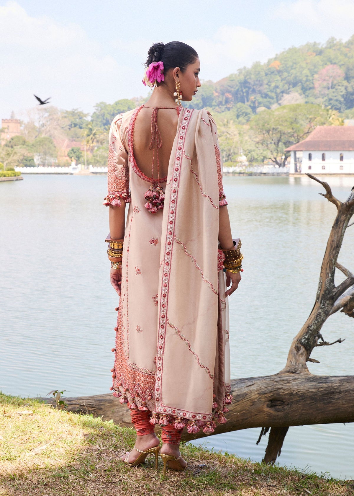 Hussain Rehar | Luxury Lawn 25 | Mari by Hussain Rehar - Designer Dress - Type: Ladies Clothes - Available at Libayah - 100% Original