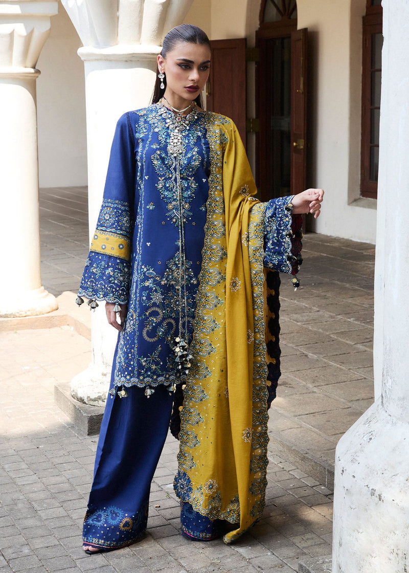 Hussain Rehar | Luxury Lawn 25 | Riviera by Hussain Rehar - Designer Dress - Type: Ladies Clothes - Available at Libayah - 100% Original