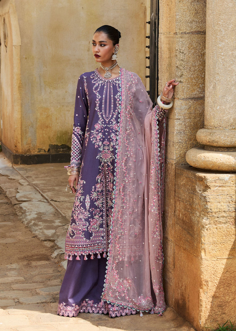 Hussain Rehar | Luxury Lawn 25 | Irris by Hussain Rehar - Designer Dress - Type: Ladies Clothes - Available at Libayah - 100% Original