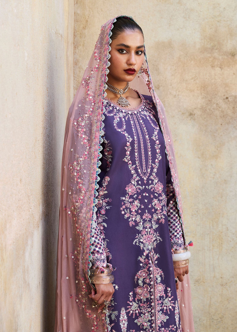 Hussain Rehar | Luxury Lawn 25 | Irris by Hussain Rehar - Designer Dress - Type: Ladies Clothes - Available at Libayah - 100% Original