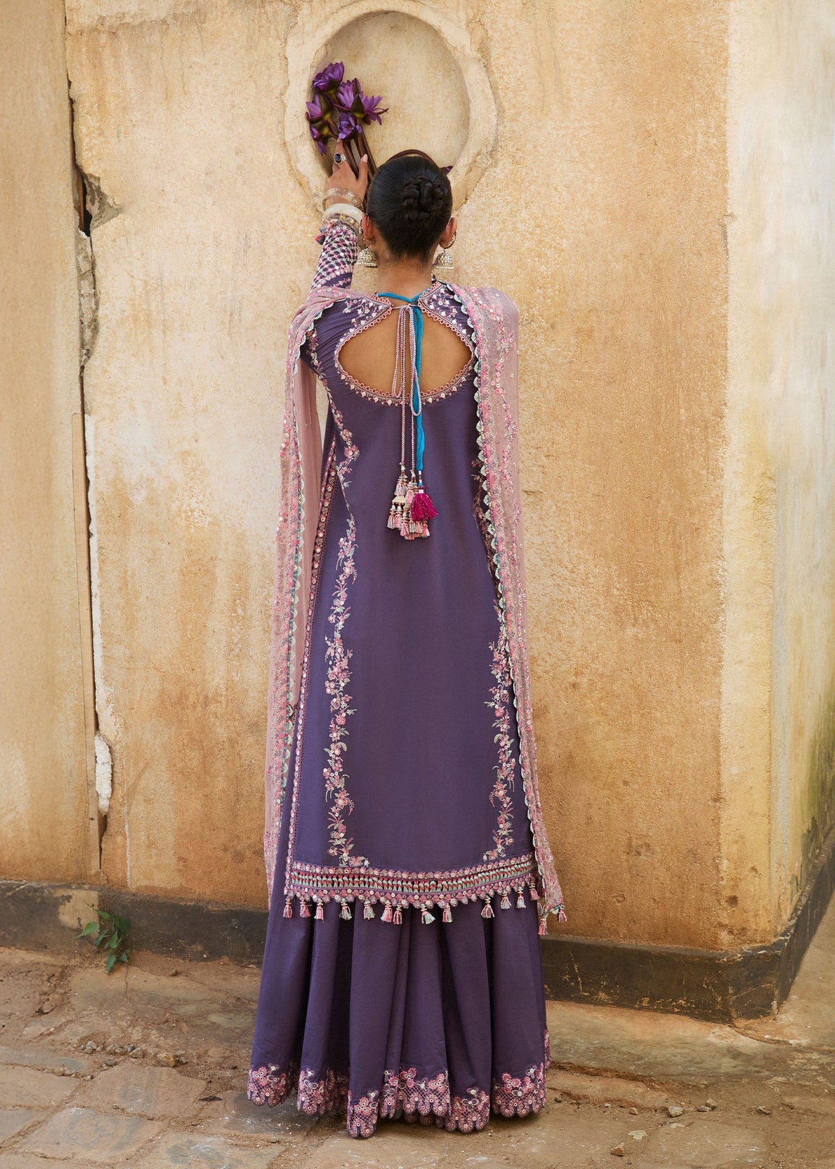 Hussain Rehar | Luxury Lawn 25 | Irris by Hussain Rehar - Designer Dress - Type: Ladies Clothes - Available at Libayah - 100% Original