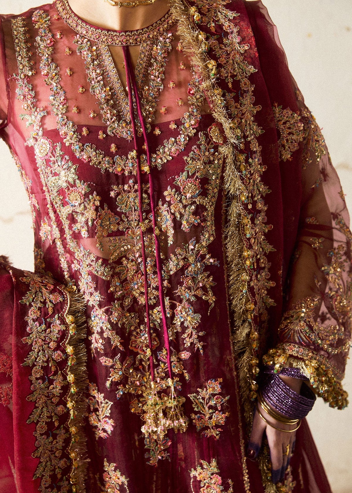 Hussain Rehar | Festive Formals 24 |  Aabni by Hussain Rehar - Designer Dress - Type: Ladies Clothes - Available at Libayah - 100% Original