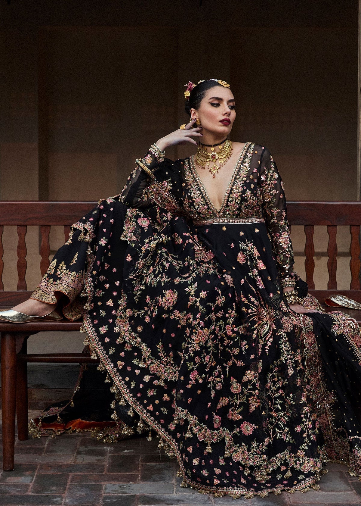 Hussain Rehar | Festive Formals 24 |  Pathaar by Hussain Rehar - Designer Dress - Type: Ladies Clothes - Available at Libayah - 100% Original