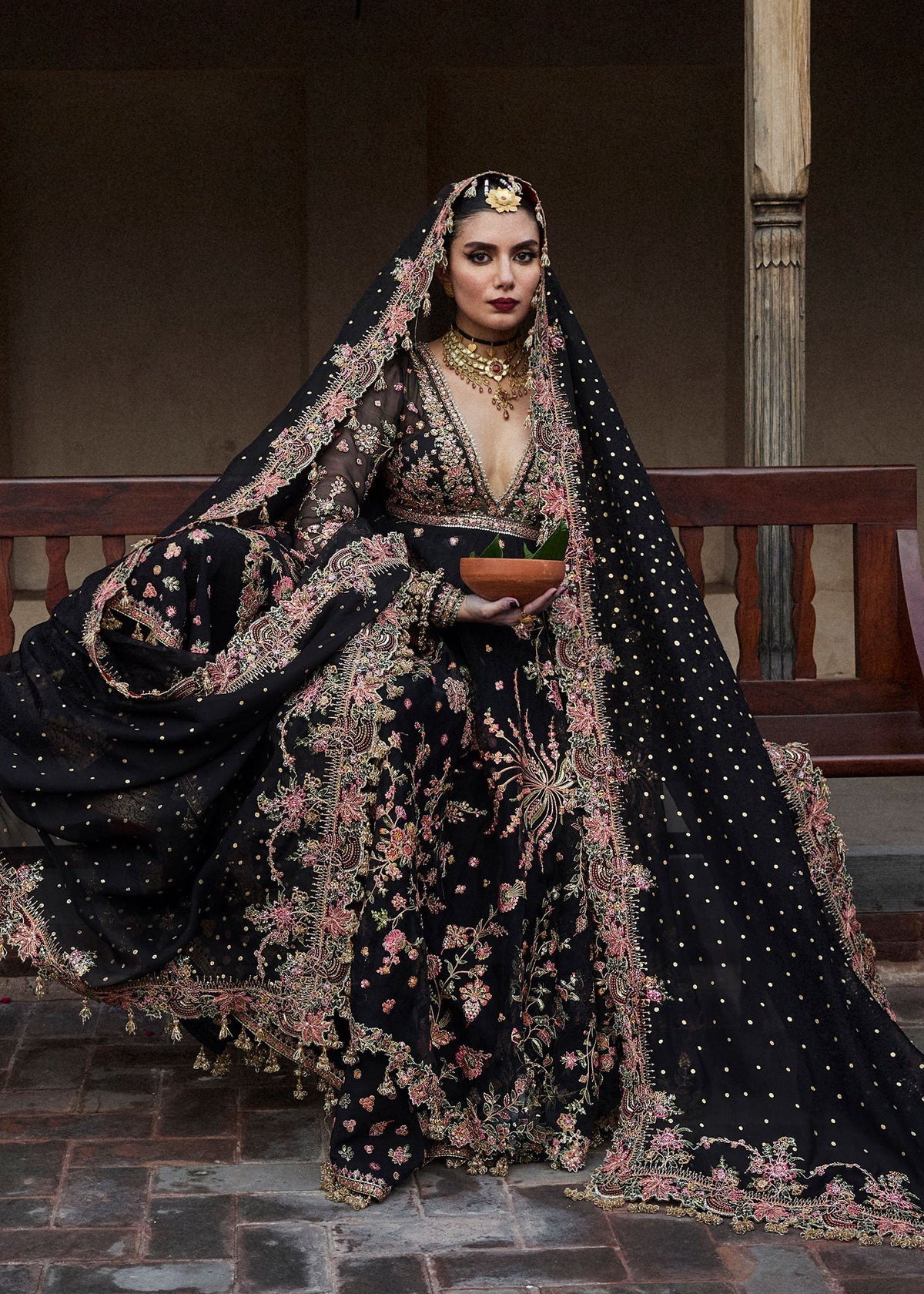 Hussain Rehar | Festive Formals 24 |  Pathaar by Hussain Rehar - Designer Dress - Type: Ladies Clothes - Available at Libayah - 100% Original