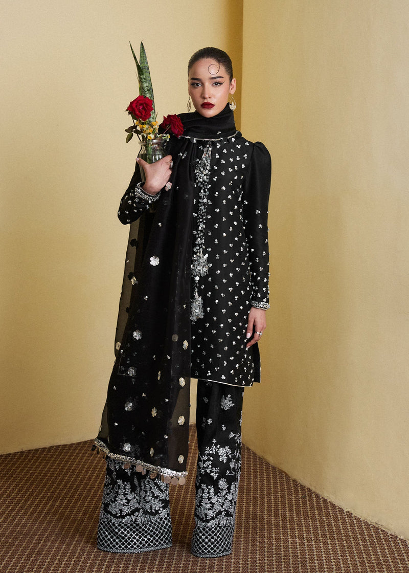 Hussain Rehar | SS Luxury Pret 25 | Kiara by Hussain Rehar - Designer Dress - Type: Ladies Clothes - Available at Libayah - 100% Original