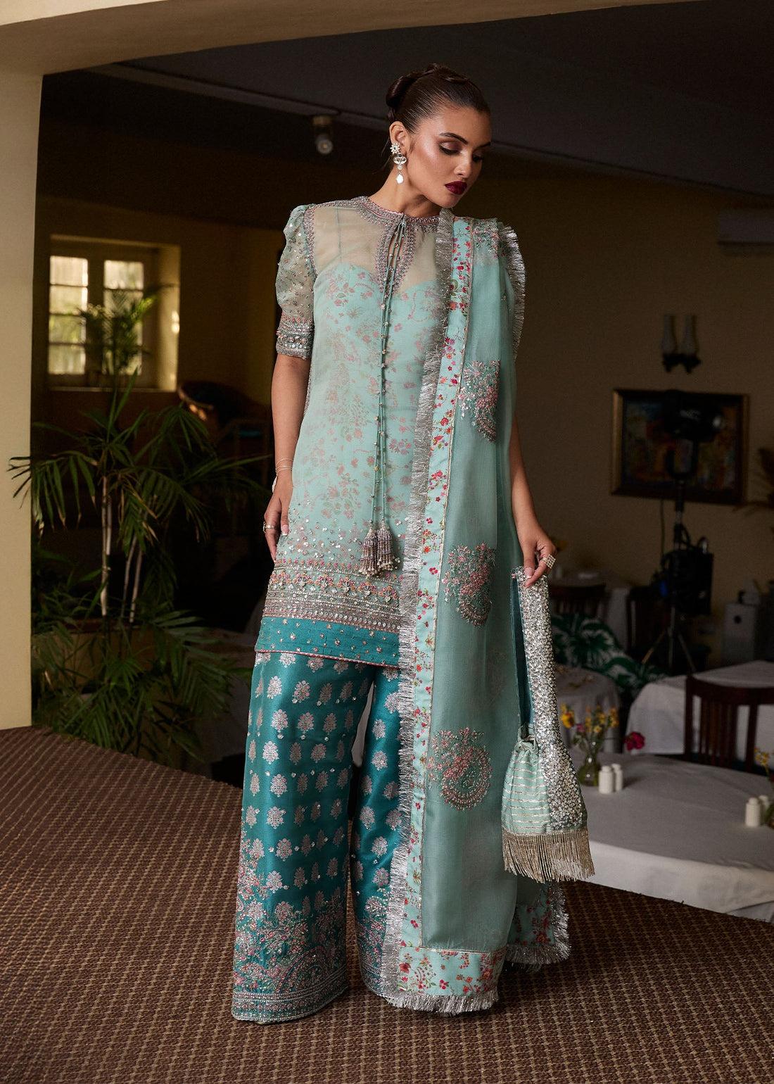 Hussain Rehar | SS Luxury Pret 25 | Artes by Hussain Rehar - Designer Dress - Type: Ladies Clothes - Available at Libayah - 100% Original