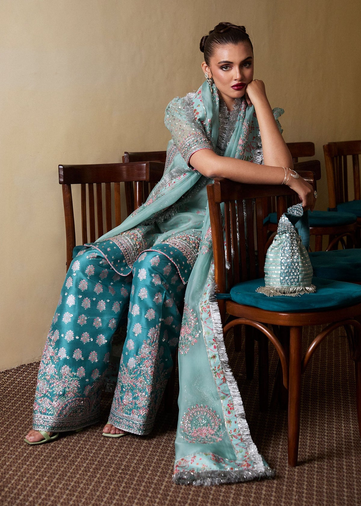 Hussain Rehar | SS Luxury Pret 25 | Artes by Hussain Rehar - Designer Dress - Type: Ladies Clothes - Available at Libayah - 100% Original