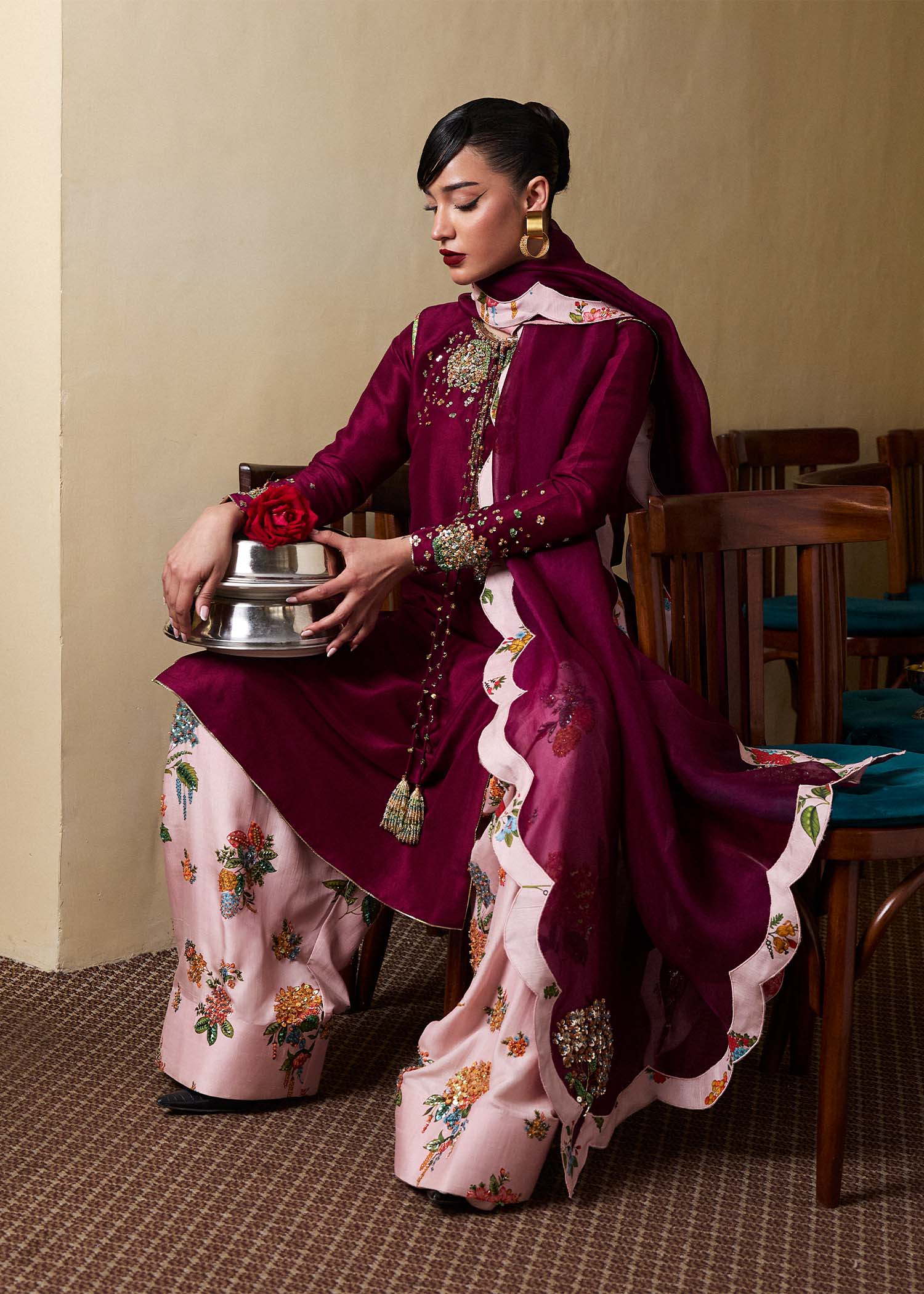 Hussain Rehar | SS Luxury Pret 25 | Impel by Hussain Rehar - Designer Dress - Type: Ladies Clothes - Available at Libayah - 100% Original