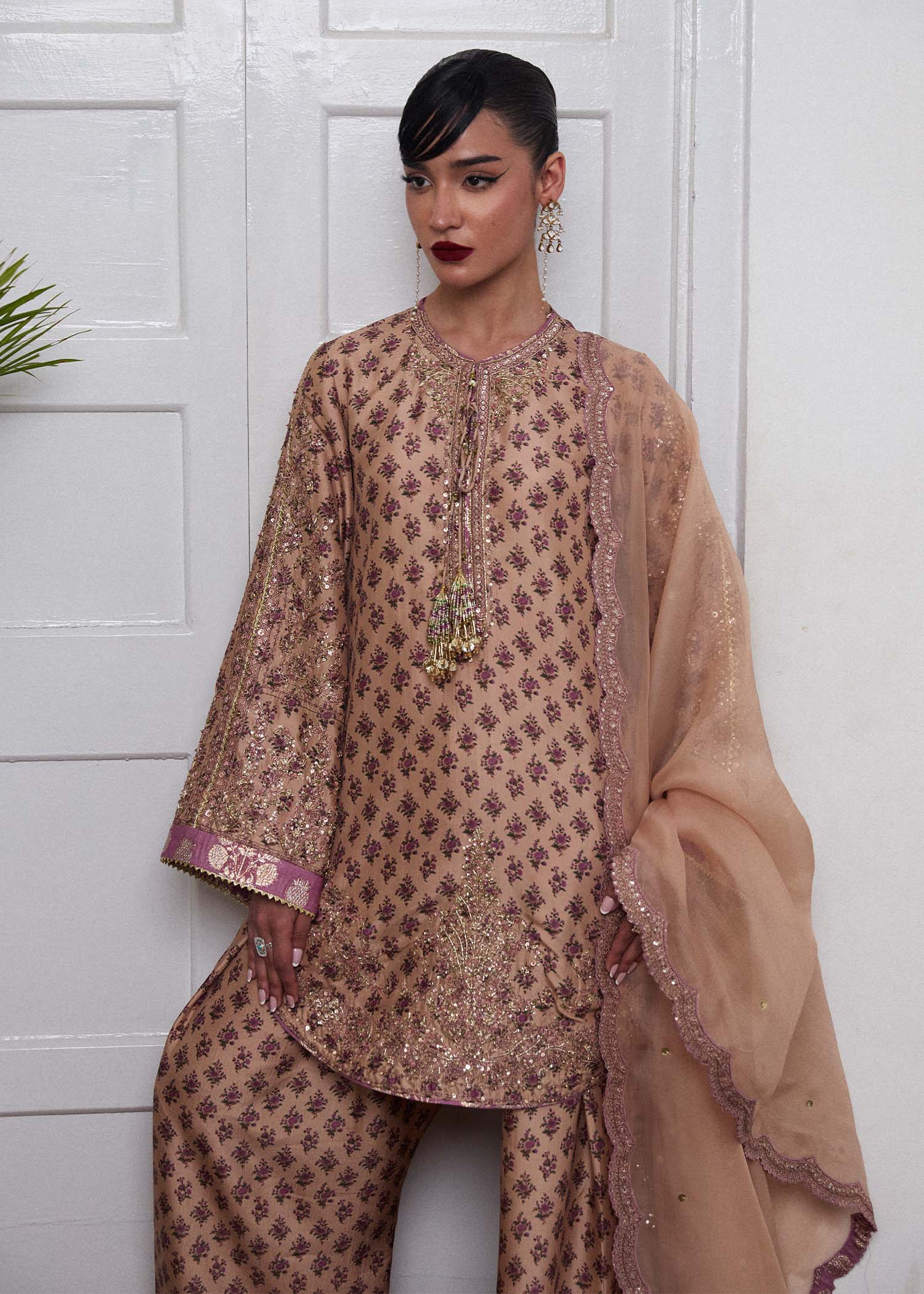 Hussain Rehar | SS Luxury Pret 25 | Fran by Hussain Rehar - Designer Dress - Type: Ladies Clothes - Available at Libayah - 100% Original