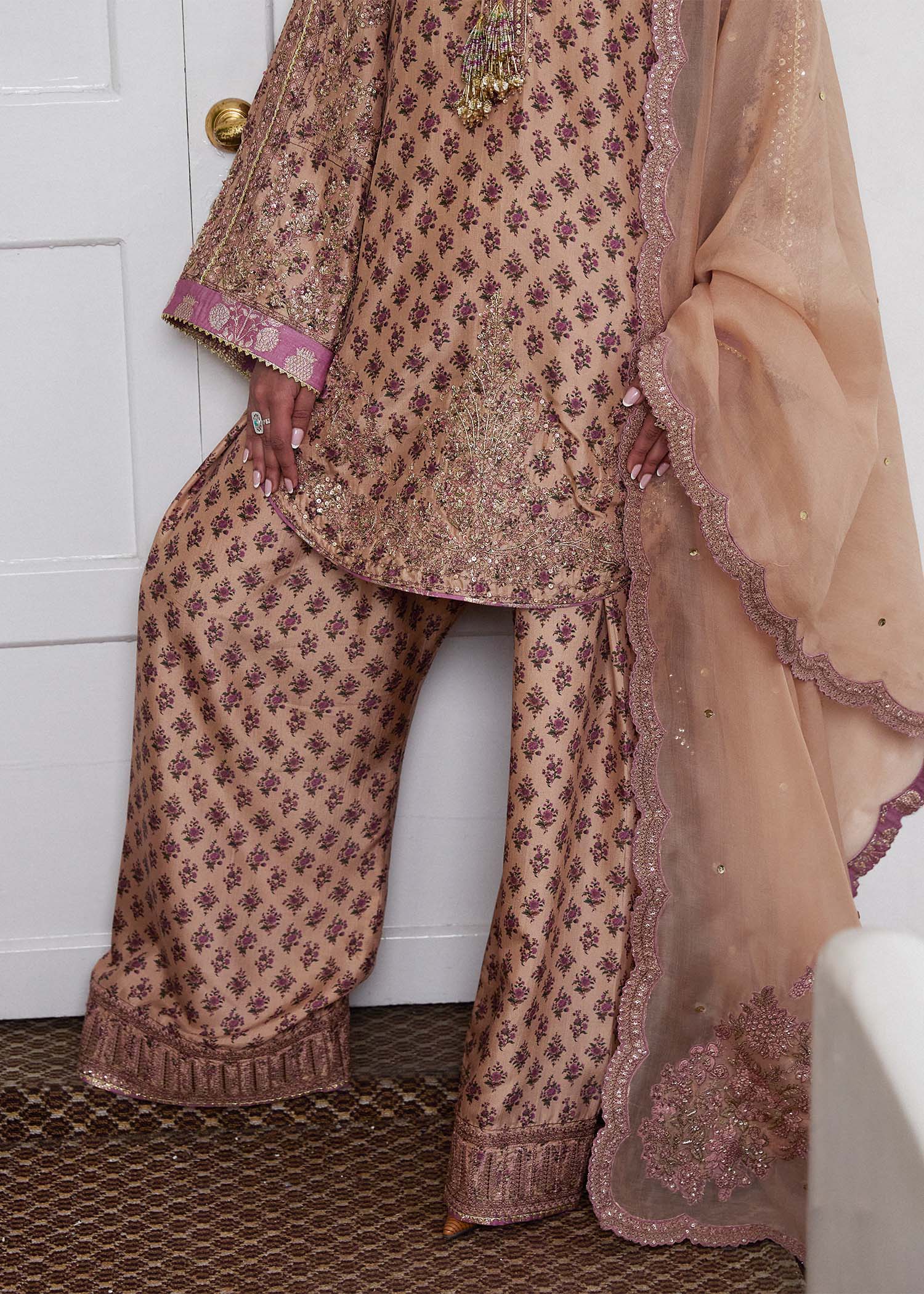 Hussain Rehar | SS Luxury Pret 25 | Fran by Hussain Rehar - Designer Dress - Type: Ladies Clothes - Available at Libayah - 100% Original