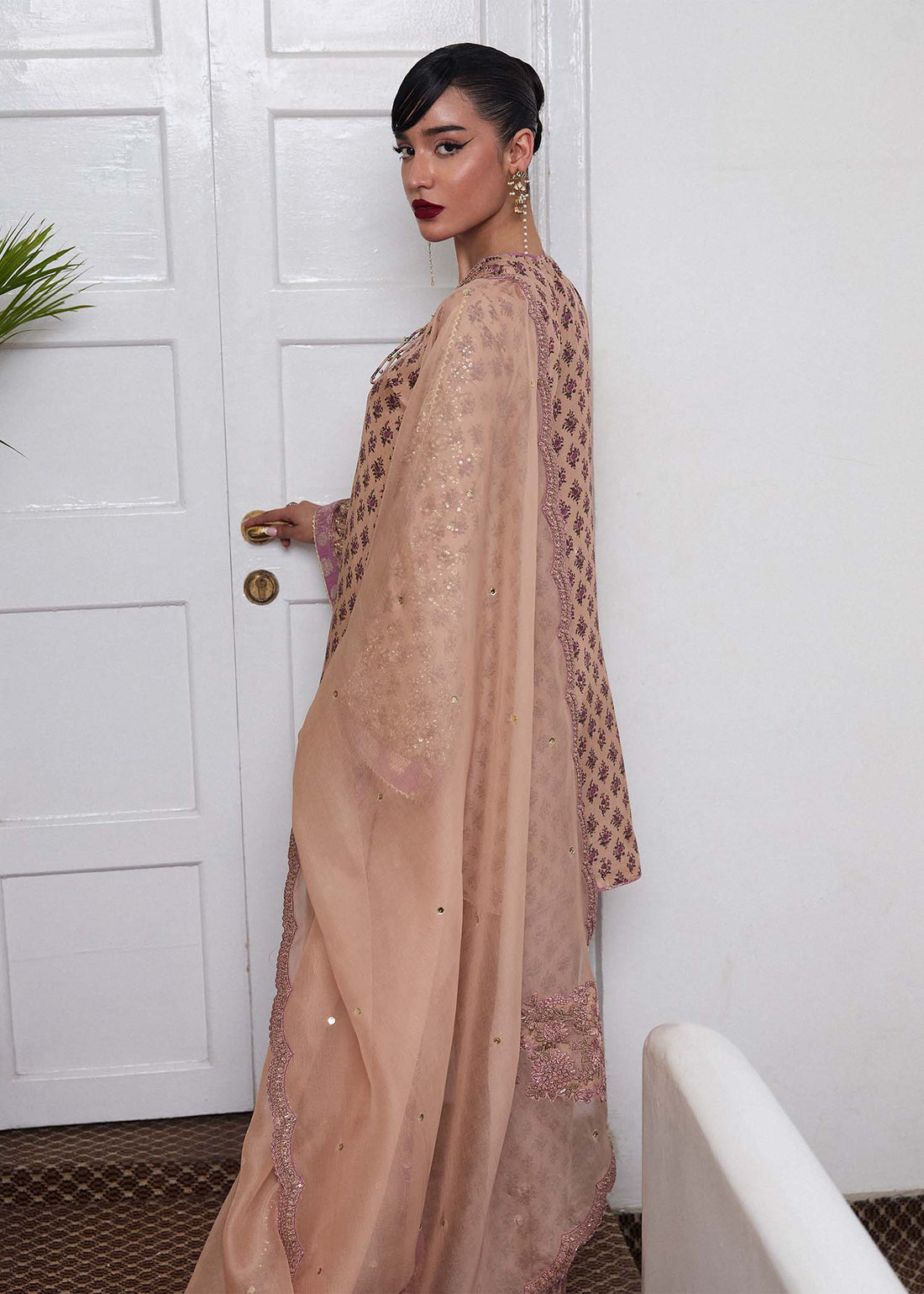 Hussain Rehar | SS Luxury Pret 25 | Fran by Hussain Rehar - Designer Dress - Type: Ladies Clothes - Available at Libayah - 100% Original