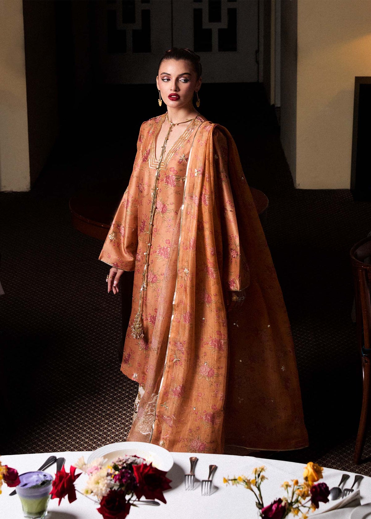 Hussain Rehar | SS Luxury Pret 25 | Dijan by Hussain Rehar - Designer Dress - Type: Ladies Clothes - Available at Libayah - 100% Original