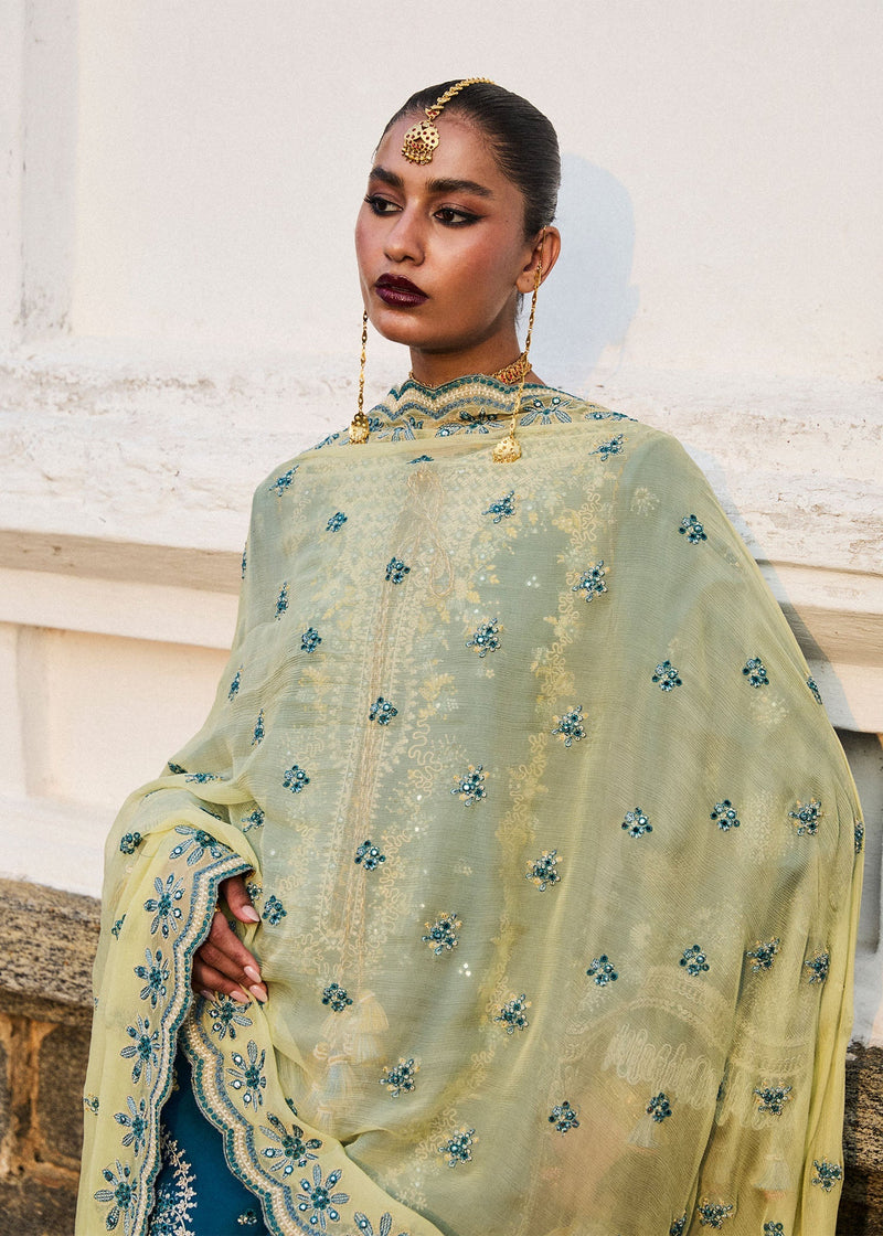 Hussain Rehar | Luxury Lawn 25 | Eupic by Hussain Rehar - Designer Dress - Type: Ladies Clothes - Available at Libayah - 100% Original