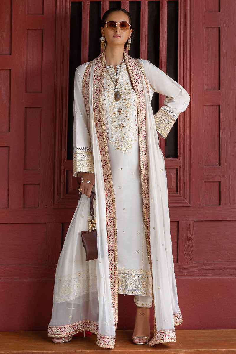 Mushq | Nuvera Raw Silk | Elnaz by Mushq - Designer Dress  - Type : Ladies Clothes - Available at Libayah - 100% Original 