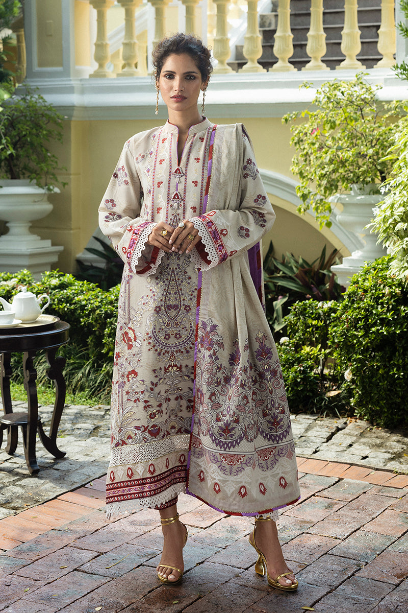 Mushq | Seraph Jacquard Lawn 25 | Levana by Mushq - Designer Dress  - Type : Ladies Clothes - Available at Libayah - 100% Original 