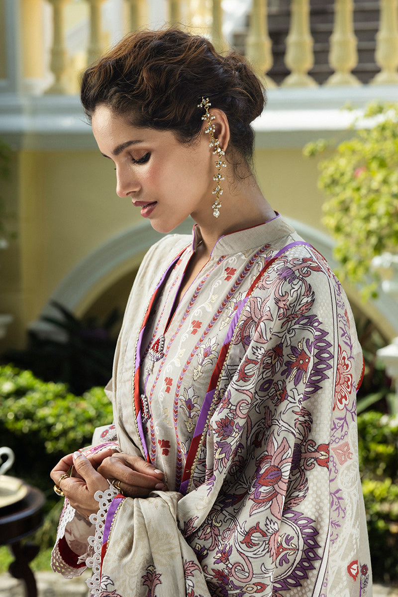 Mushq | Seraph Jacquard Lawn 25 | Levana by Mushq - Designer Dress  - Type : Ladies Clothes - Available at Libayah - 100% Original 